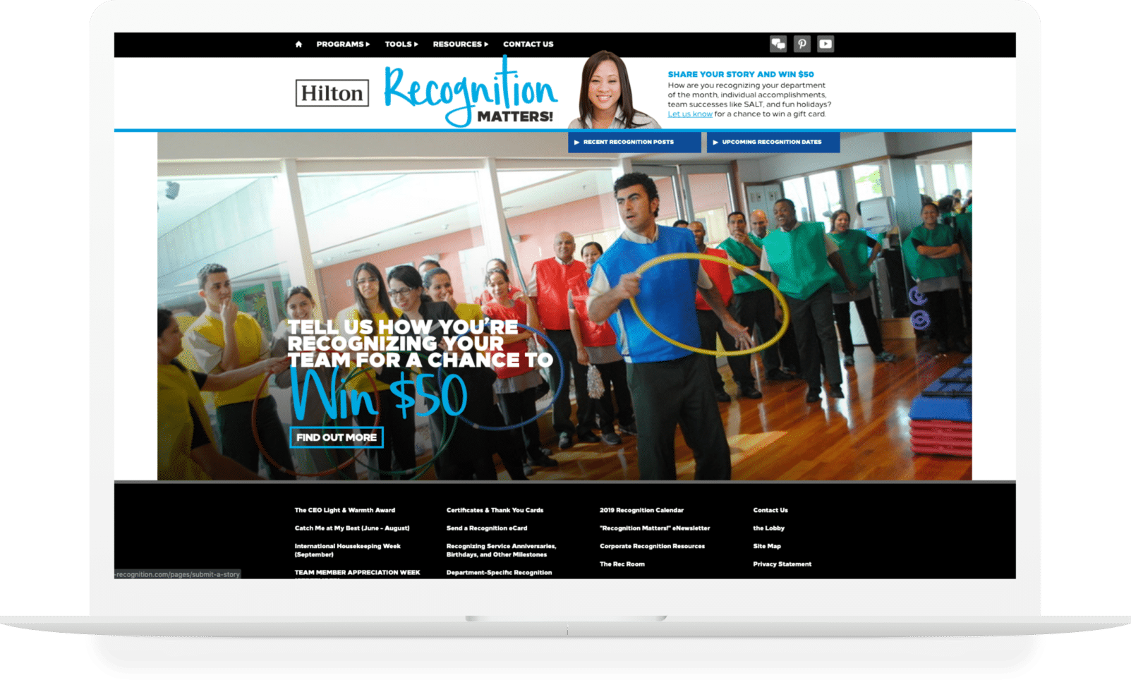 hilton's website